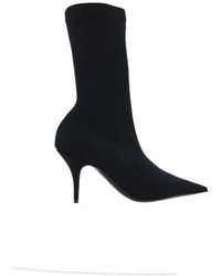 Balenciaga - Botas de spandex negro con tacón de aguja - Lyst