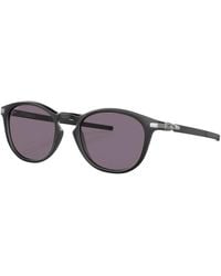 Oakley - Satin schwarze sonnenbrille mit prizm grauen gläsern - Lyst