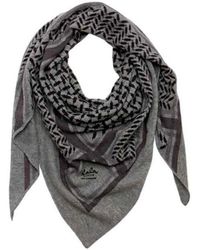 Lala Berlin - Kufiya-print kaschmir dreieckstuch - Lyst