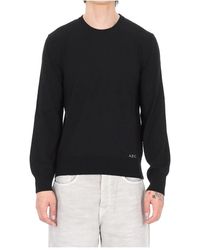 A.P.C. - Maglia Girocollo - Lyst