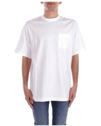 The North Face - Schwarzes Logo Front T-Shirt Regular Fit - Lyst