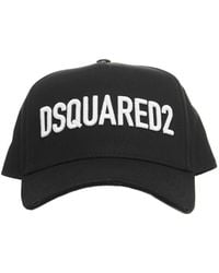 DSquared² - Baumwollcap Mit Print Im Used-Look - Lyst