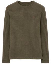RANRA - Rift Rib Linen Ls T-Shirt - Lyst