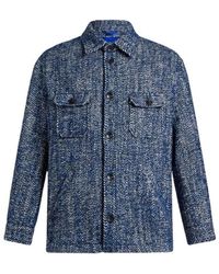 Etro - Jassen ,Blauw ,Katoen Stijlvolle Lichte Jas - Lyst