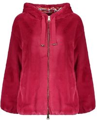 Herno - Faux Bontjas Met Capuchon - Lyst