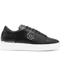 Philipp Plein - Baskets À Plaque Logo - Lyst