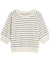 Summum - Hoodies & Sweatvesten ,Jersey Gestreepte Sweater - Lyst