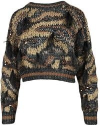 Brunello Cucinelli - Round-Neck Knitwear - Lyst