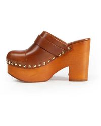Chloé - Jeannette Wedge Clogs - Lyst