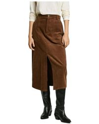 Pepe Jeans - Midi Skirts - Lyst