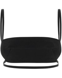 Jil Sander - Tops ,Zwart ,Sleeveless Tops - Lyst
