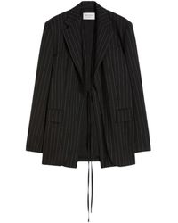 Sportmax - Jassen ,Zwart ,Wol Double-Front Blazer - Lyst