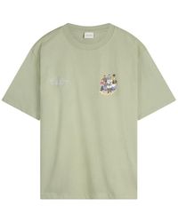 Filling Pieces - Tops ,Groen ,Katoen T-Shirt Supper - Lyst