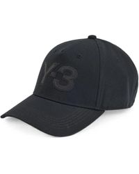 Y-3 - Logo Katoenen Baseballpet - Lyst