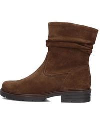Gabor - Braune Wildleder Stiefeletten Für Damen - Lyst