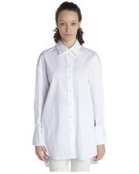 JOSEPH - Camicia bianca in cotone di berton - Lyst