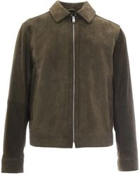 BOSS - Leather Jackets - Lyst