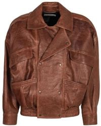 Saint Laurent - Leather Jackets - Lyst