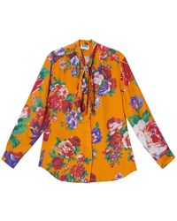 Moschino - Overhemden ,Veelkleurig ,Roses Camicia - Lyst