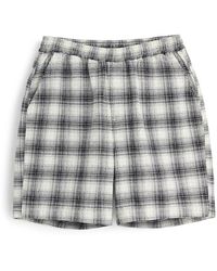 Soulland - Korte Broeken ,Grijs ,Katoen Sander Shorts - Lyst