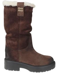 Miu Miu - Winter Boots - Lyst