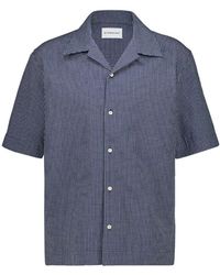 Givenchy - Geruit Overhemd Van Katoen Met Parijs-Borduursel - Lyst