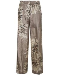 Brunello Cucinelli - Wide Trousers - Lyst