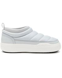 Moon Boot - Schoenen ,Grijs ,Nylon Schoenen Met Logo-Print Om - Lyst