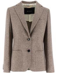 Kiton - Jassen ,Bruin ,Elegant Single-Breasted Jacket - Lyst