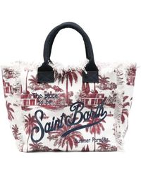Mc2 Saint Barth - Canvas Damen Fransentasche - Lyst