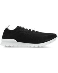 Kiton - Schoenen ,Zwart ,Katoen Fits Knit Sneakers - Lyst