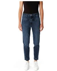 Closed - Jeans ,Blauw ,Slim-Fit Jeans - Lyst