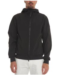 Woolrich - Giacca soft shell zip hoodie - Lyst