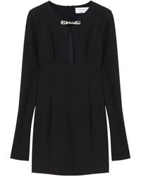 Blumarine - Schwarzes jersey-kleid - Lyst