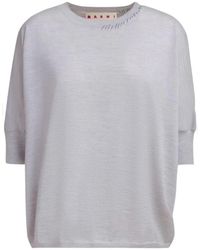 Marni - Round-Neck Knitwear - Lyst