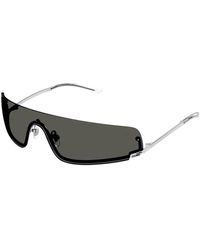 Gucci - Accessoires ,Geel ,Shield Zonnebrillen - Lyst