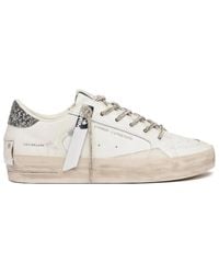 Crime London - Schoenen ,Wit ,Leer Sk8 Deluxe Sneaker - Lyst