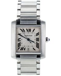 Cartier Vintage Horloges - - Dames - Grijs