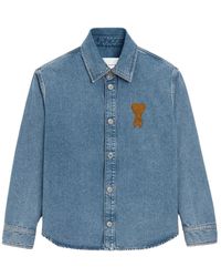 Ami Paris - Denim Shirts - Lyst