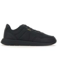 HUGO - Schwarze Titanium Runn Herren Sneakers - Lyst