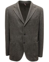 Santaniello - Wollen Blend Jas - Lyst