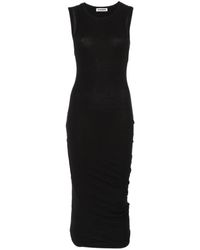 Jil Sander - Katoenen Midi-Jurk - Lyst