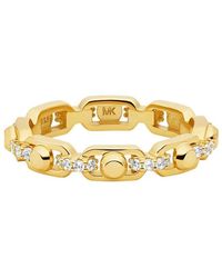 Michael Kors - Goldring Mit Zirkonia-Akzent - Lyst