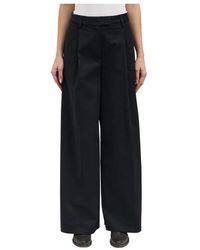 Thelatest - Broeken ,Zwart ,Pantalone Deva - Lyst