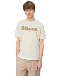 Blauer - Tops ,Wit ,Ernst T-Shirt - Lyst