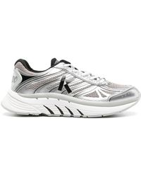KENZO - Pace Mesh-Sneakers Im Metallic-Look - Lyst