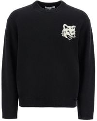Maison Kitsuné - Round-Neck Knitwear - Lyst
