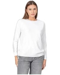 Kocca - Truien & Vesten ,Wit ,Wol Eufrasiax L/S Sweater - Lyst