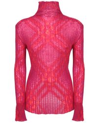 Burberry - Ropa de punto roja para mujer aw 23 - Lyst