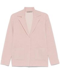 D.exterior - Blush Gebreide Blazer - Lyst